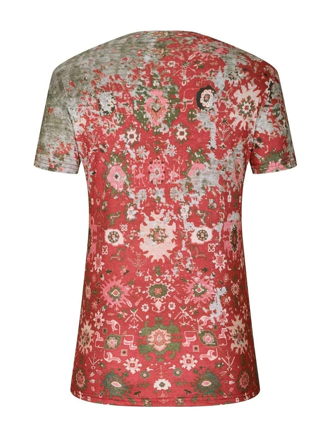 Chic sheer short sleeve blouse - Love Salve